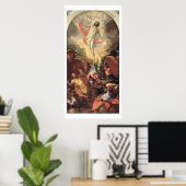 Die Auferstehung Christi (Öl auf Leinwand) Poster (Heimbüro)