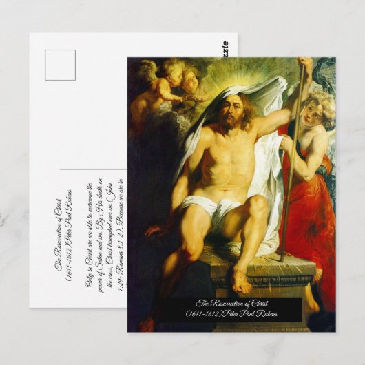 Die Auferstehung Christi Postkarte (Vorne/Hinten)