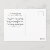 Die Auferstehung Christi Postkarte (Rückseite)