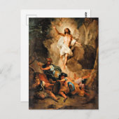Die Auferstehung Christi, schöne Kunstmalerei Postkarte (Vorne/Hinten)