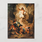 Die Auferstehung Christi, schöne Kunstmalerei Postkarte (Vorderseite)
