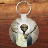 Die Auferstehung der Alien Jesus Schlüsselanhänger (Vorderseite)