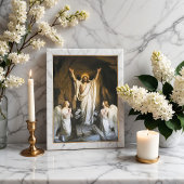 Die Auferstehung durch Carl Bloch, religiöse Kunst Poster