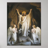 Die Auferstehung durch Carl Bloch, religiöse Kunst Poster (Vorne)
