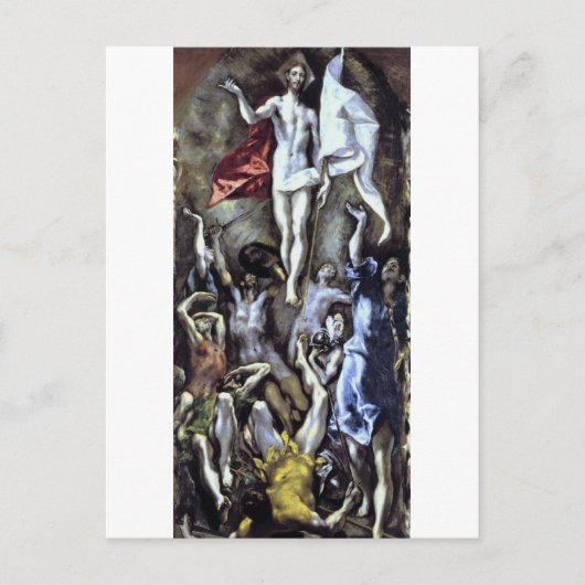 Die Auferstehung durch El Greco Postcard Postkarte (Vorderseite)