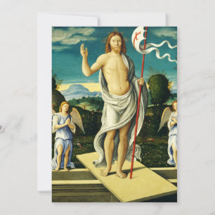 Die Auferstehung Jesu durch Girolamo da Santacroc Feiertagskarte