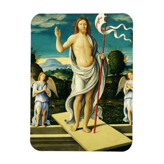 Die Auferstehung Jesu durch Girolamo da Santacroc Magnet (Vertikal)