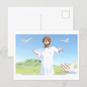 Die Auferstehung Jesu Postkarte (Vorne/Hinten)