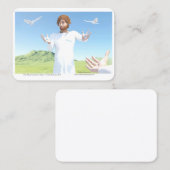 Die Auferstehung Jesu Telefonnummerkarte (Vorne/Hinten)