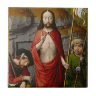 Die Auferstehung, mit den Pilgern von Emmaus Fliese