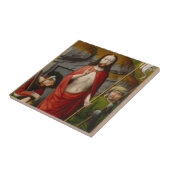 Die Auferstehung, mit den Pilgern von Emmaus Fliese (Seite)