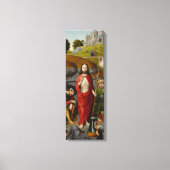 Die Auferstehung, mit den Pilgern von Emmaus Leinwanddruck (Vorderseite)