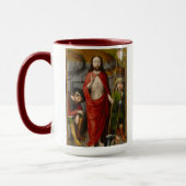 Die Auferstehung, mit den Pilgern von Emmaus Tasse (Links)