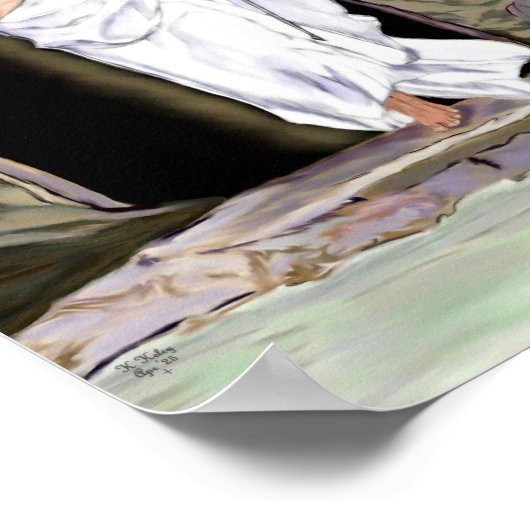 Die Auferstehung Poster (Ecke)