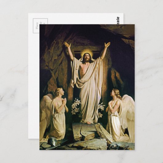 Die Auferstehung Postkarte (Vorne/Hinten)