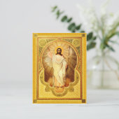 Die Auferstehung unseres Lords - Ikonenkarte Postkarte (Stehend Vorderseite)