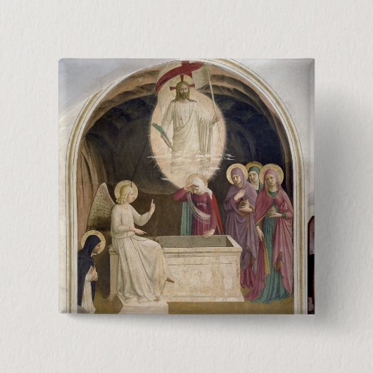 Die Auferstehung von Christus und von frommen Button (Vorderseite)
