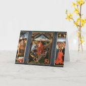 Die Auferstehung von Hans Memling Karte (Gelbe Blume)