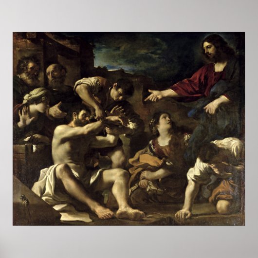 Die Auferstehung von Lazarus, c.1619 Poster (Vorne)