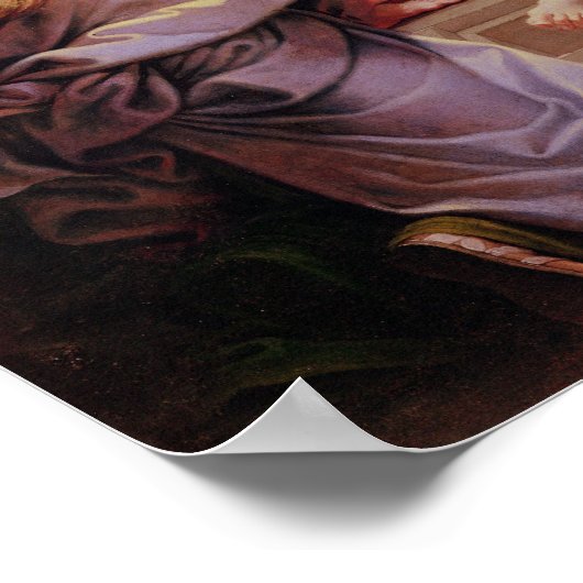 Die Auferstehung von Lazarus Poster (Ecke)