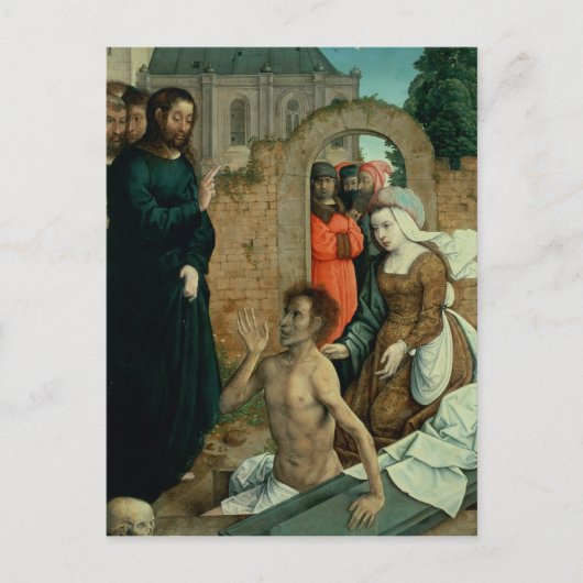 Die Auferstehung von Lazarus Postkarte (Vorderseite)