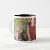 Die Auferstehung Zweifarbige Tasse (Vorderseite Links)
