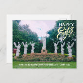 Die Auferstehungsfrohe Osterpostkarte Feiertagspostkarte (Vorne/Hinten)