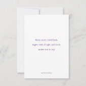 Die Auferstehungskarte (Rückseite)