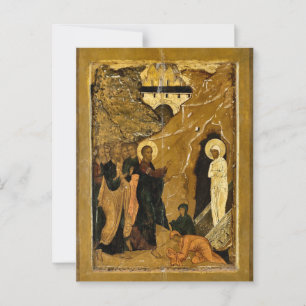Die Auferweckung des Lazarus von einem Festtier-Ik Postkarte