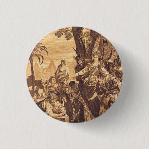 Die Auffindung des Moses aus dem Buch Exodus Button