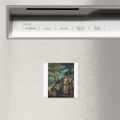 Die Auffindung des Moses von Veronese Fine Art Magnet (In Situ (Geschirrspüler))