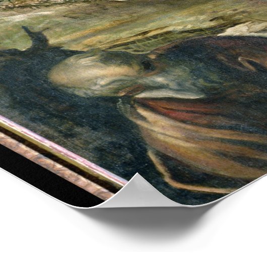 Die Aufführung Christi (Fresko) Poster (Ecke)