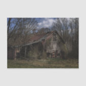 Die Aufgabe des Holzstalls im Wald Seidenpapier (Vorderseite)