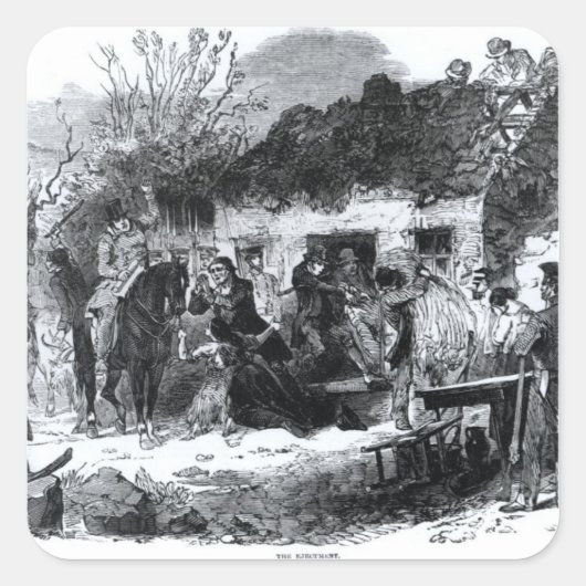 Die Aufgabe Quadratischer Aufkleber (Vorderseite)