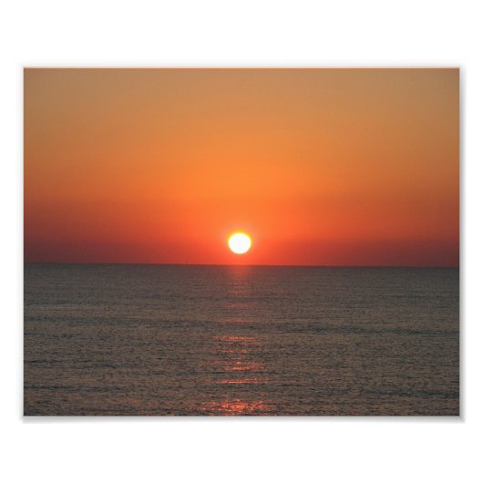 Die aufgehende Sonne Fotodruck (Vorne)