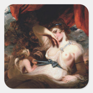 Die Aufhebung der Bindung der Venus-Zone Quadratischer Aufkleber