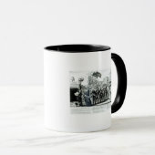 Die Aufhebung oder der Trauerzug Tasse (VorderseiteRechts)
