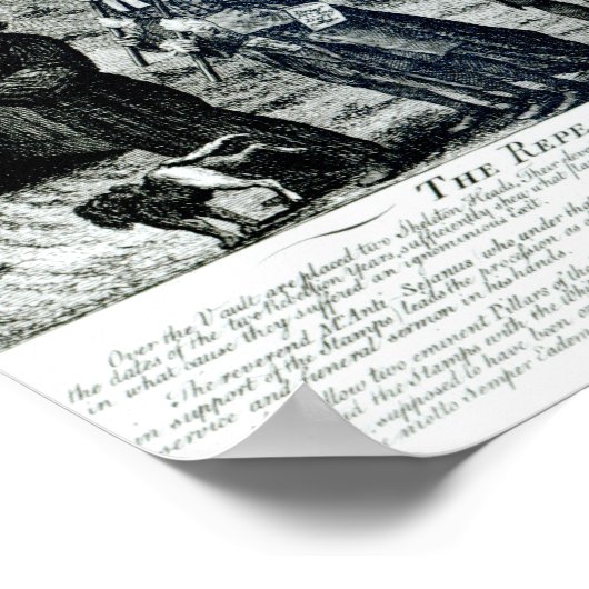 Die Aufhebung oder die Beerdigung Poster (Ecke)