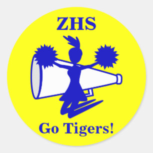 Die Aufkleber der Cheerleader