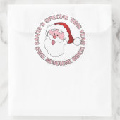 Die Aufkleber des Weihnachtsmanns (Tasche)