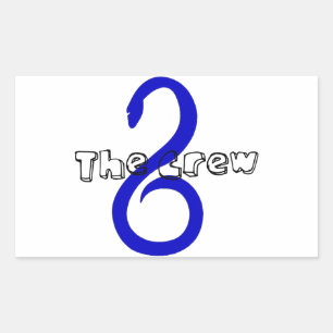 Die Aufkleber für die Crew