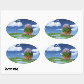 Die Aufkleber für die Jahreszeit (Blatt)