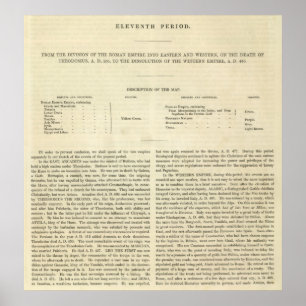 Die Auflösung des Western Empire 476 n.Chr. Poster