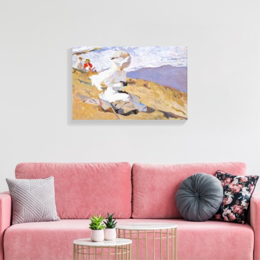 Die Aufnahme des Augenblicks durch Joachim Sorolla Leinwanddruck (Insitu (Wohnzimmer))