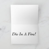 Die Aufspaltkarte Feiertagskarte (Innenseite)