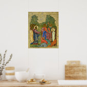 Die Aufstachelung von Lazarus, die russische Ikone Poster (Küche)