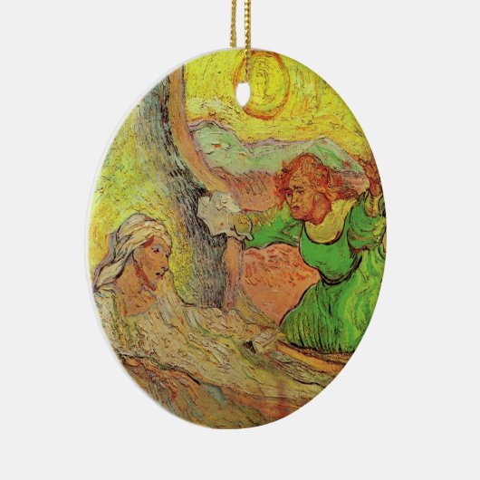 Die Aufstachelung von Lazarus durch Vincent van Go Keramik Ornament (Rechts)