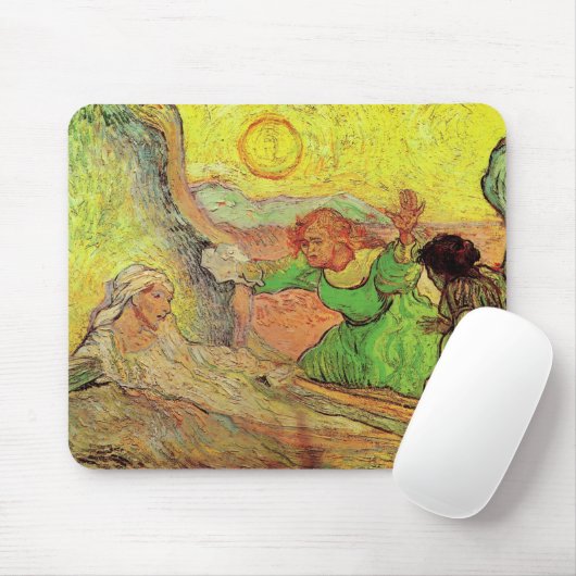 Die Aufstachelung von Lazarus durch Vincent van Go Mousepad (Mit Mouse)