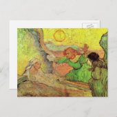 Die Aufstachelung von Lazarus durch Vincent van Go Postkarte (Vorne/Hinten)