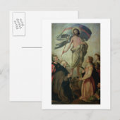 Die Aufszension Christi, 1595 (Öl auf Tafel) Postkarte (Vorne/Hinten)